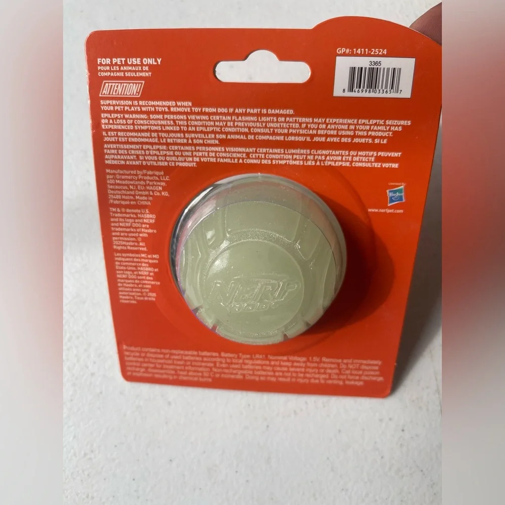 Nerf Dog Glow Light Up Ball